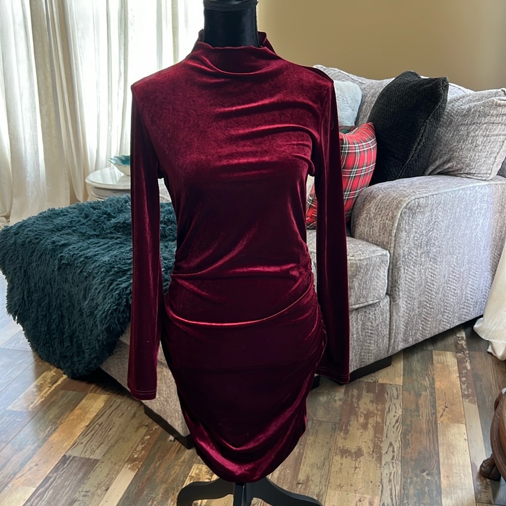 Velvet dress M